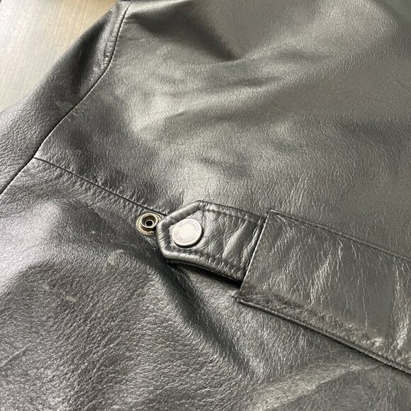 M. Julian Wilson’s Leather Thinsulate Black Jacket Winter Coat Men’s Large (IN) - Picture 10 of 11